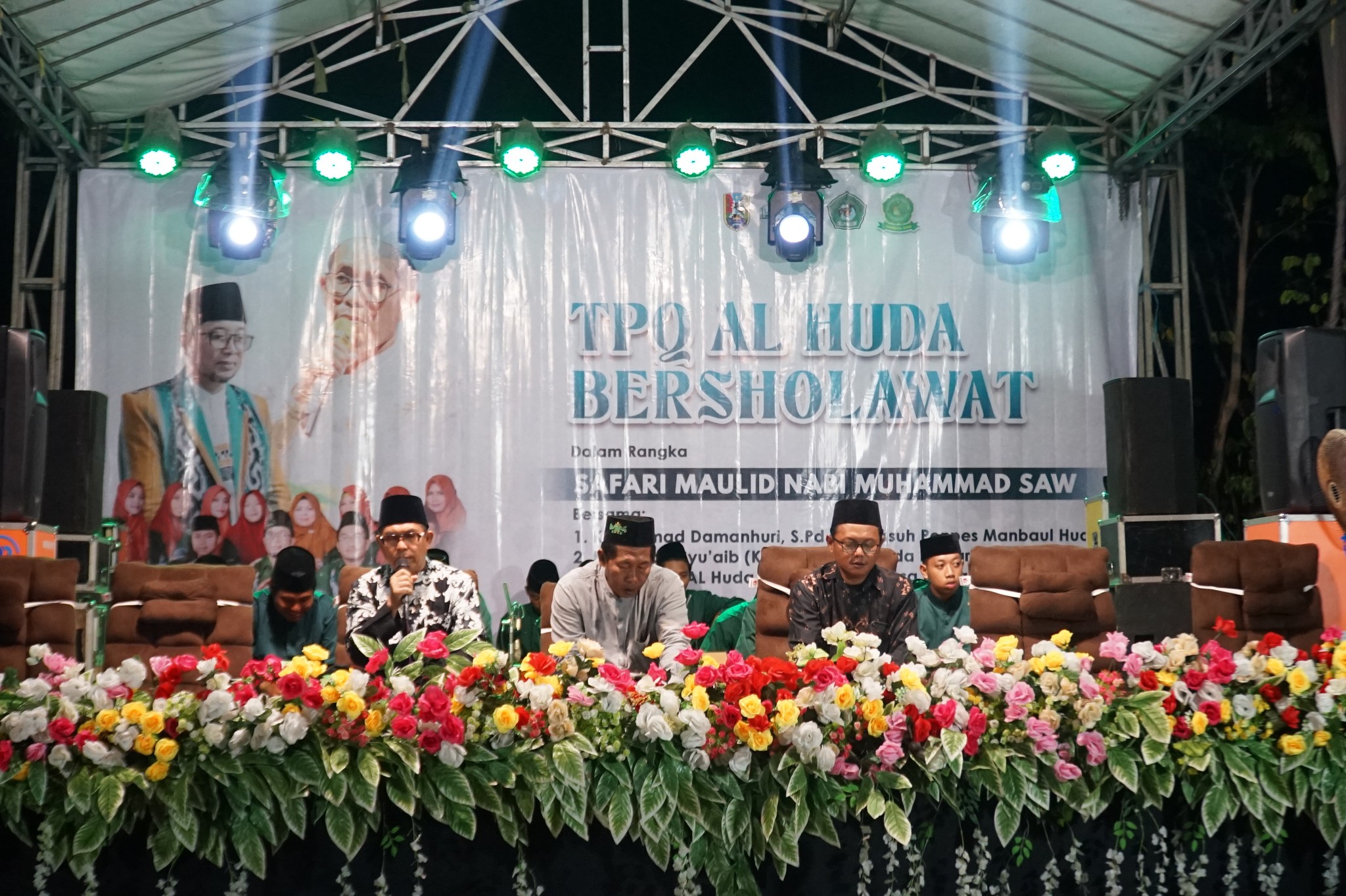 Dokumentasi TPQ Al Huda Bersholawat dalam rangka Penutupan safari maulid